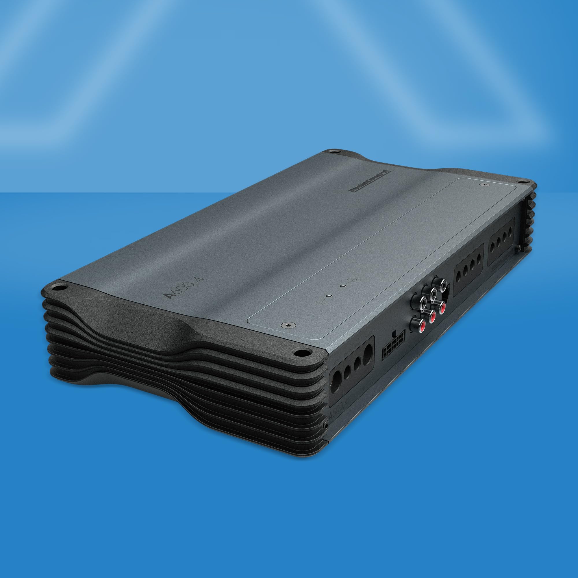 AudioControl A600.4 Altitude 600 Watt RMS 4-Channel Car Audio Amplifier, Class D, Valet Mode, ParaBASS, High/Low Level Inputs, Crossover, EV Compliant