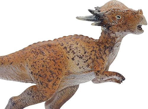 Miniatura 6 de Gemini&Genius Juguete de dinosaurio Pachycephalosaurus para niños, figura del mundo de dinosaurios cretácicos de Stygimoloch, regalo de juguete de