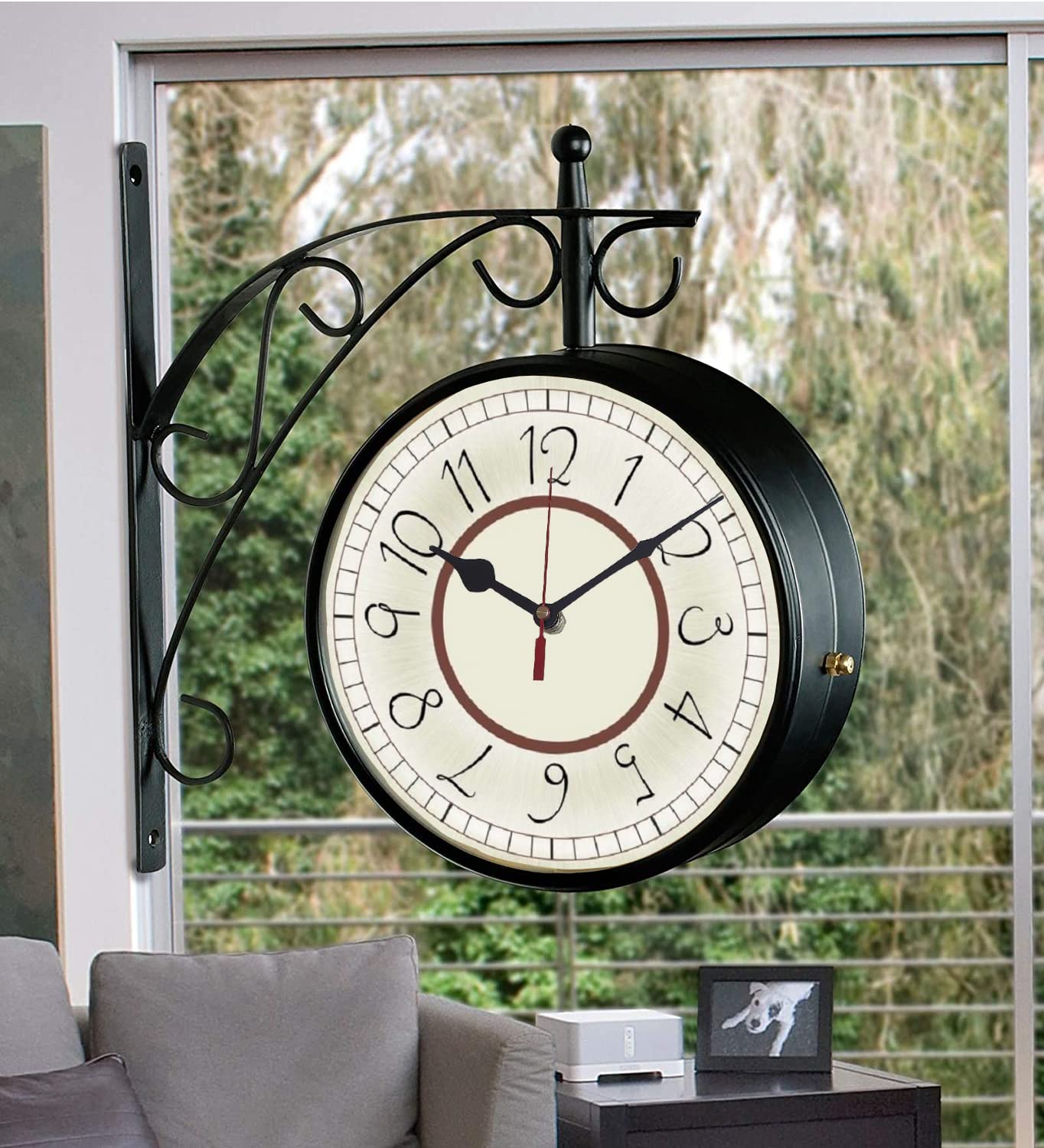 See full amazon price history chart for Saree House Vintage Station Double Sided Classic Clock / 1 Year Warranty (Style5, 8 x 8 Inch) Saree House Vintage Station Double Sided Classic Clock / 1 Year Warranty (Style5, 8 x 8 Inch) (B09N9YVKLW) Amazon Price History, Amazon Price Tracker