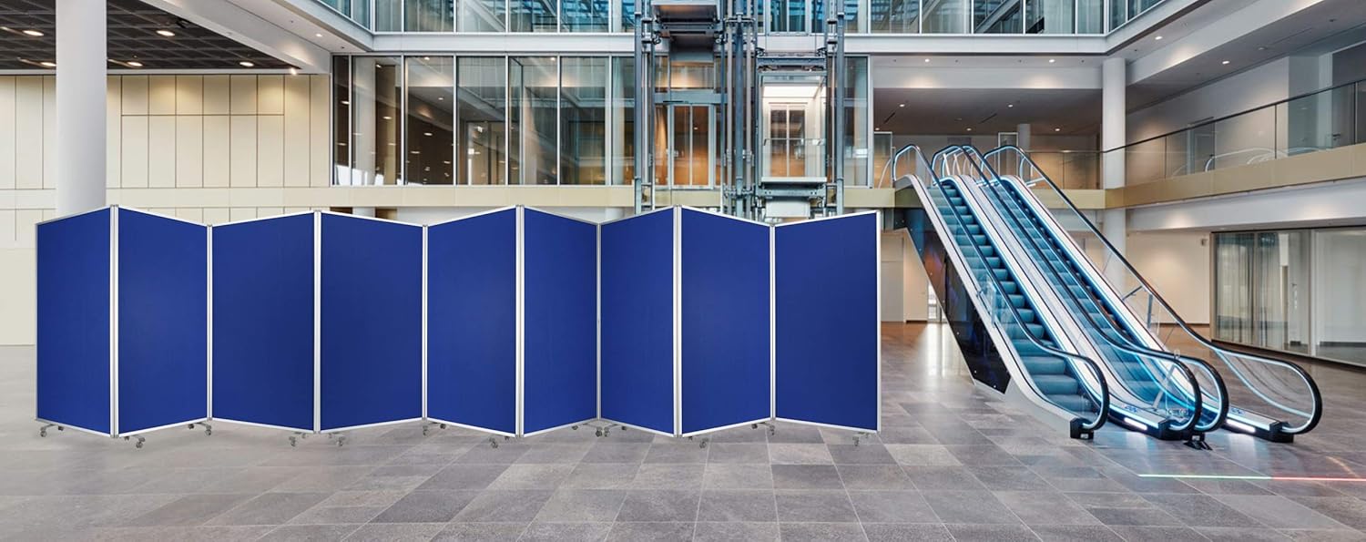 Screen Gems Room Divider, 71 x 106, Blue
