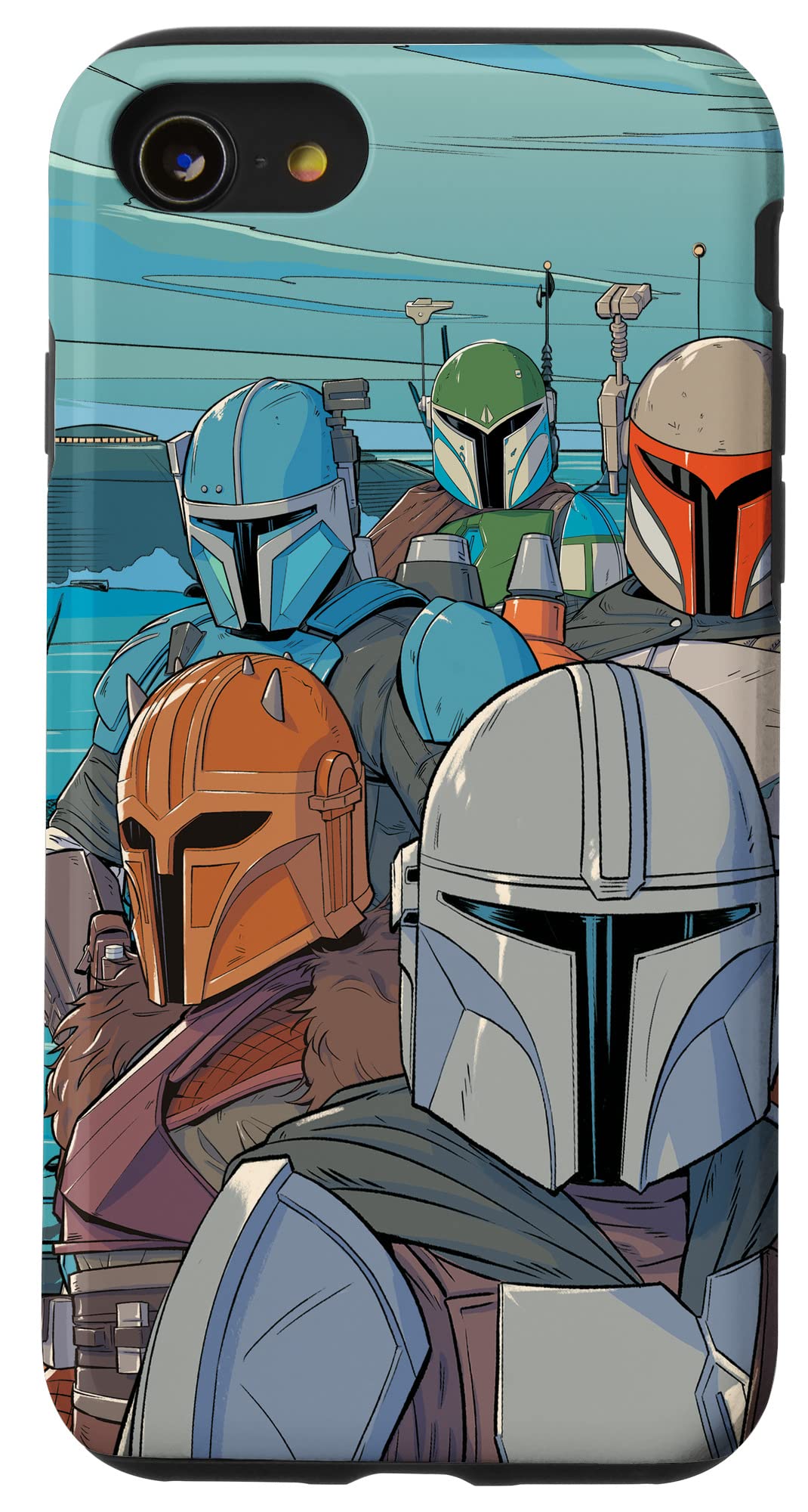 Coque Star Wars iPhone SE cadeau idéal pour passionné de Mandalorian - 4