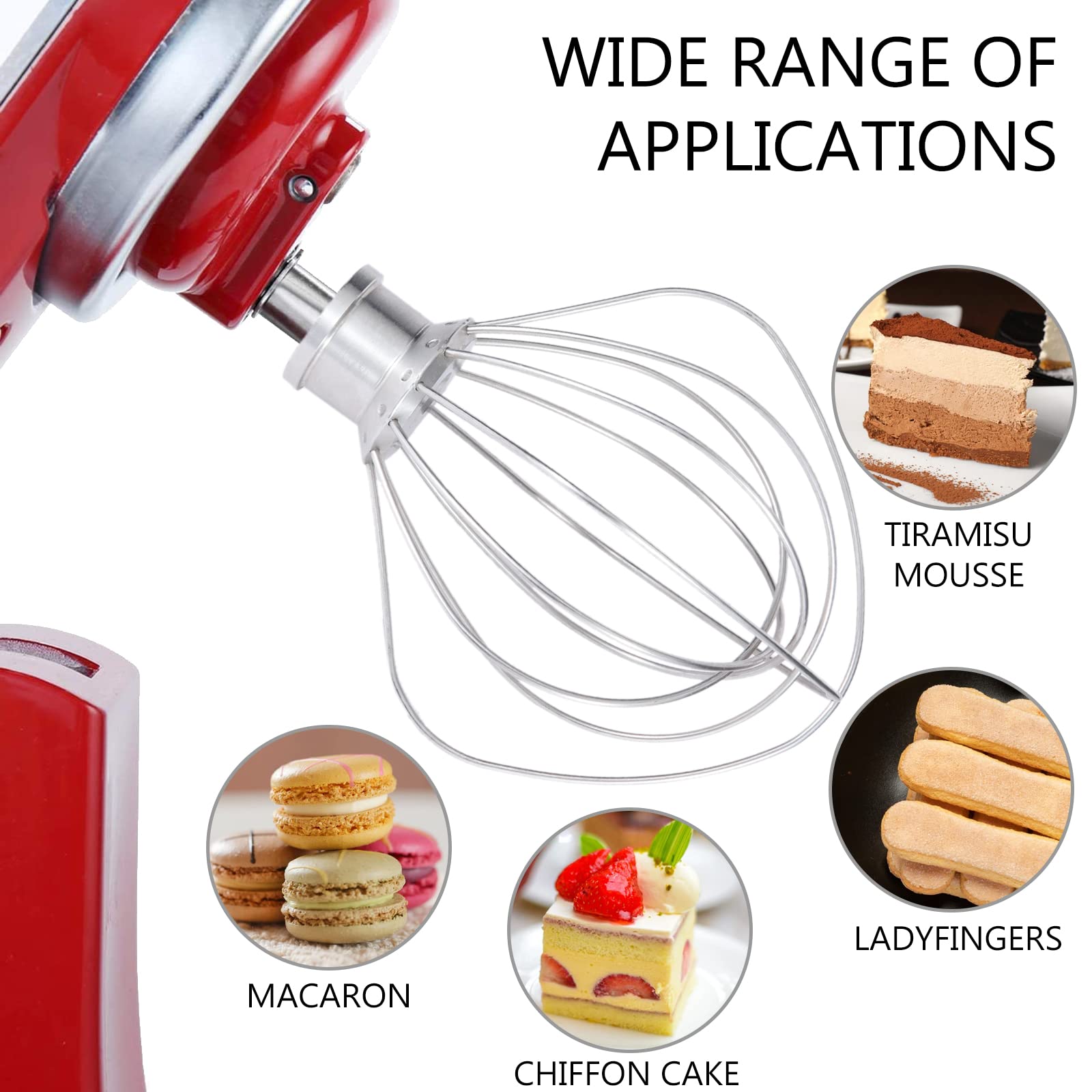 K45WW 6Wire Whip Attachment for KitchenAid 5Quart TiltHead Stand