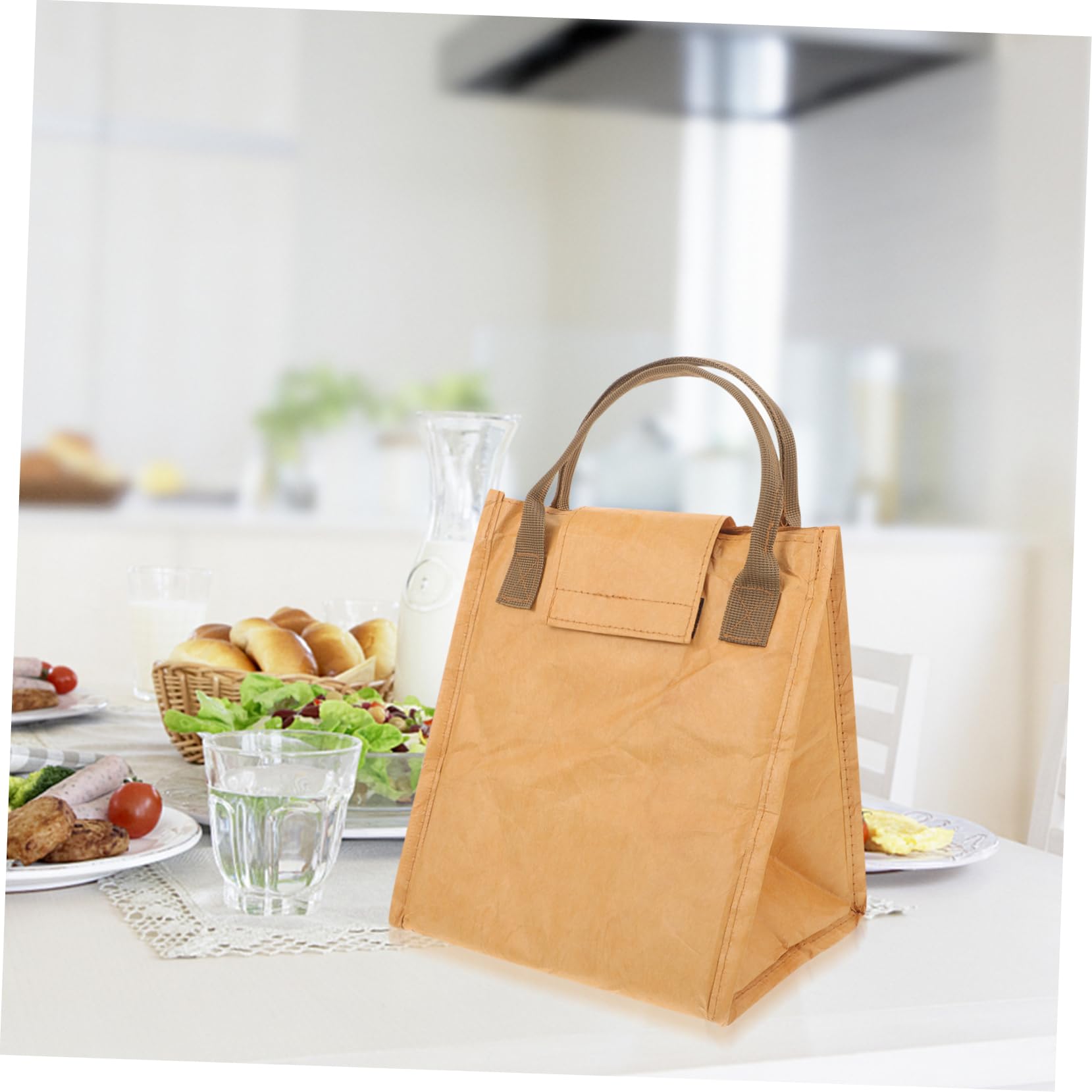 Amosfun 3St Bento-Tasche schultüte schulranzen Thermische Tasche lebensmitteltütchen wasserfester sack Lunchpaket für Mitarbeiter Lunchtasche für Erwachsene Picknick-Thermobeutel Polyester