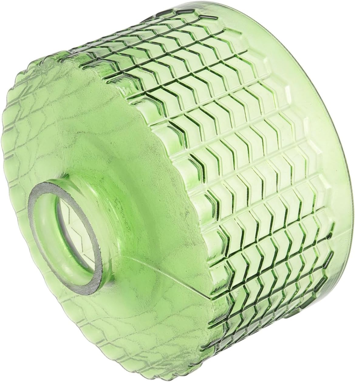 Uonlytech Green Glass Pendant Light Shade 5.90 Inch Decorative Hanging Lamp Shade Replacement for Home Bar Restaurant Table Lighting