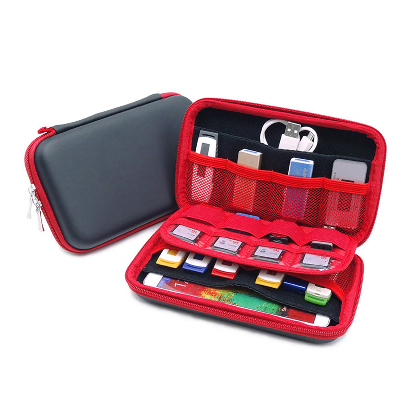 YZYDF USB Case Memory Card Case USB Drives Storage Case Card Holder Electronic Accessory Case