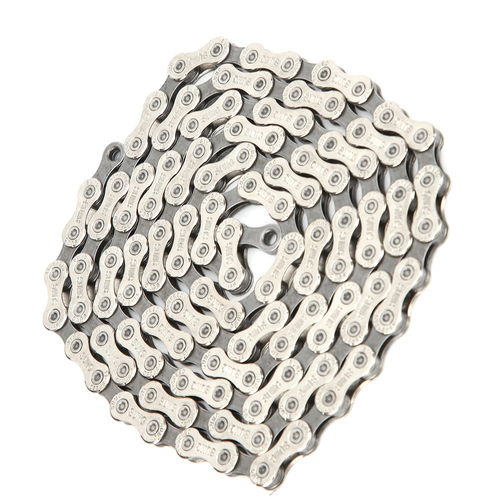 Catena per bici 11 velocità 116 maglie Catena per bicicletta premium ad alte prestazioni per ciclismo su strada e montagna Costruzione in acciaio resistente con maglie di