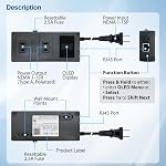 EzOutlet5-2R Dispositif de réinitialisation de l'alimentation intelligent avec réinitialisateur automatique, 2 NEMA Chaussettes 2.5A, Wi-Fi & Bluetooth & Application contrôlable via LAN/Cloud, Router Rebooter, Calendrier à distance pour les périphériques réseau.