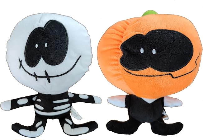 Amazon Com Skid And Pump Plush Spooky Month 2 Piezas Skid Plushie Fnf Pump Plush Fnf Kawaii Plushies Lindo Animal Suave Relleno Espeluznante Mes Patin Y Bomba De Peluche Muneca Juguete C