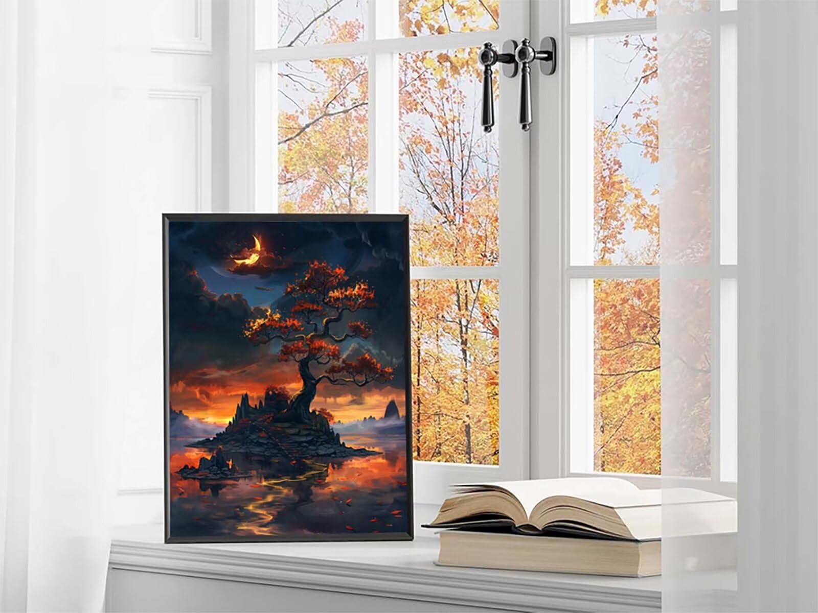 Albero Diamond Painting Adulti 100x130cm, 5D Diamond Painting Kit I-9670