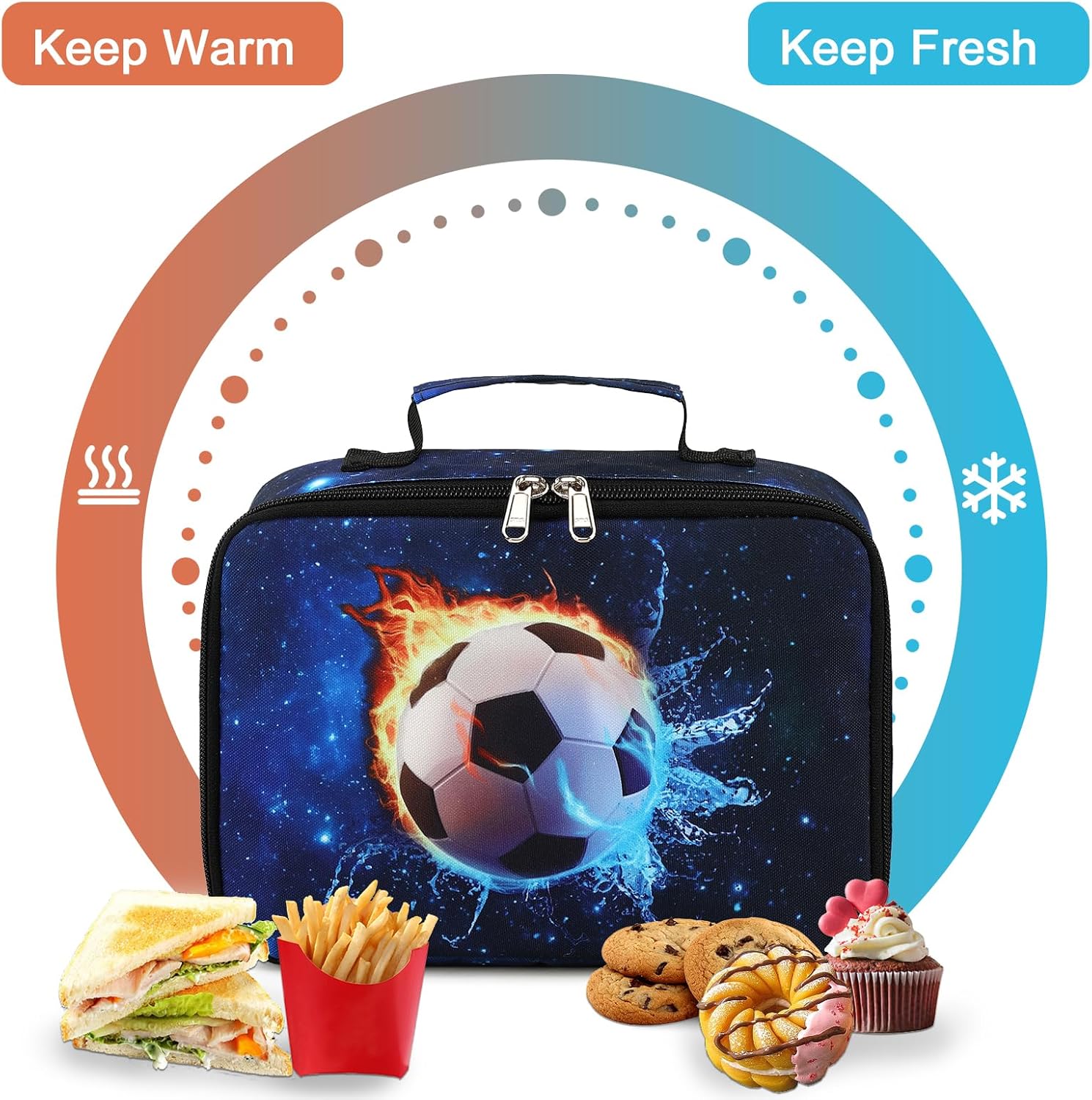 CAMTOP School Backpack for Kids Girls Boys Backpacks with Lunch Box Kindergarten Elementary BookBag Set for Age 4-10 - Image 6