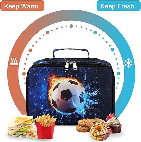 Miniatura 4 de CAMTOP Mochila para niños y niñas, mochilas preescolares con lonchera, juego de bolsa de libros para jardín de infantes