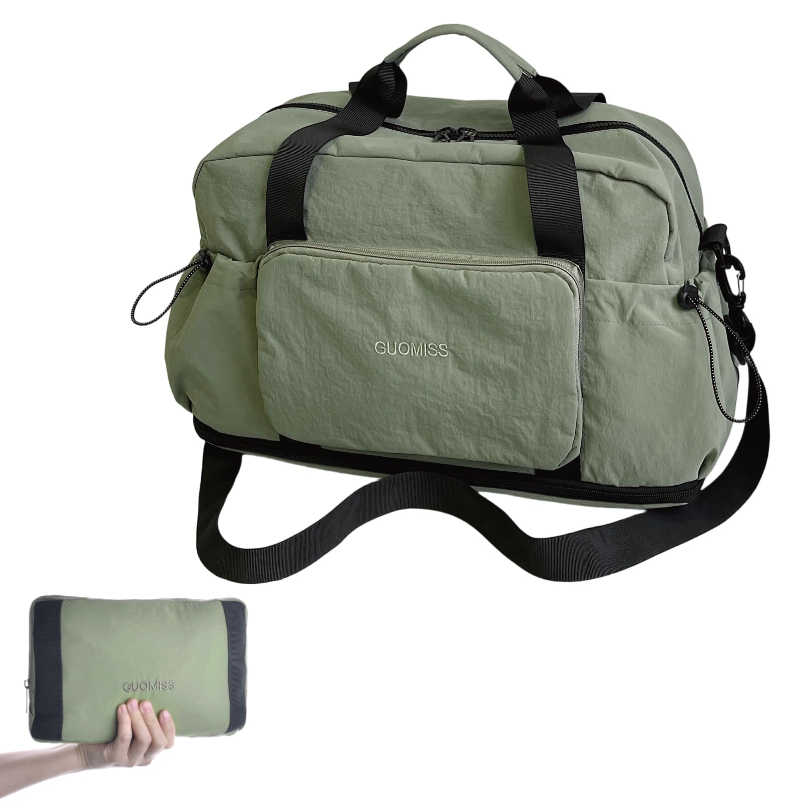 Amazon.co.jp: JEELAD ボストンバッグ 旅行バッグ 3WAY 折りたたみ