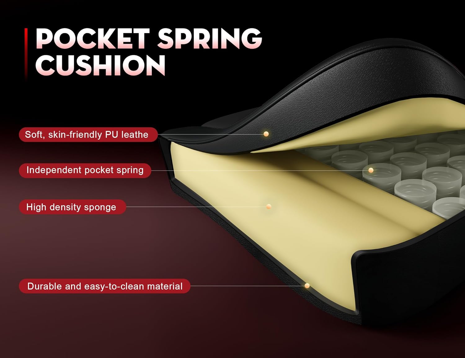 71fHJLTsoaL._AC_SL1500_ Gaming Chair for Adults with Footrest and Lumbar Support, Height Adjustable Game Chair with 360°-Swivel Seat and Headrest and for Office or Gaming (Black)