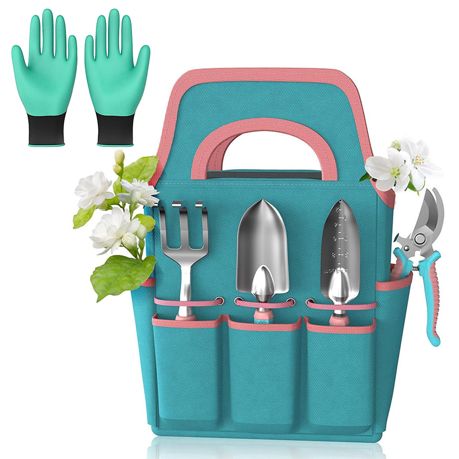 Zestaw Narzędzi Ogrodowych Łopatka Do Sadzenia, , Rękawice Z Sekatorem