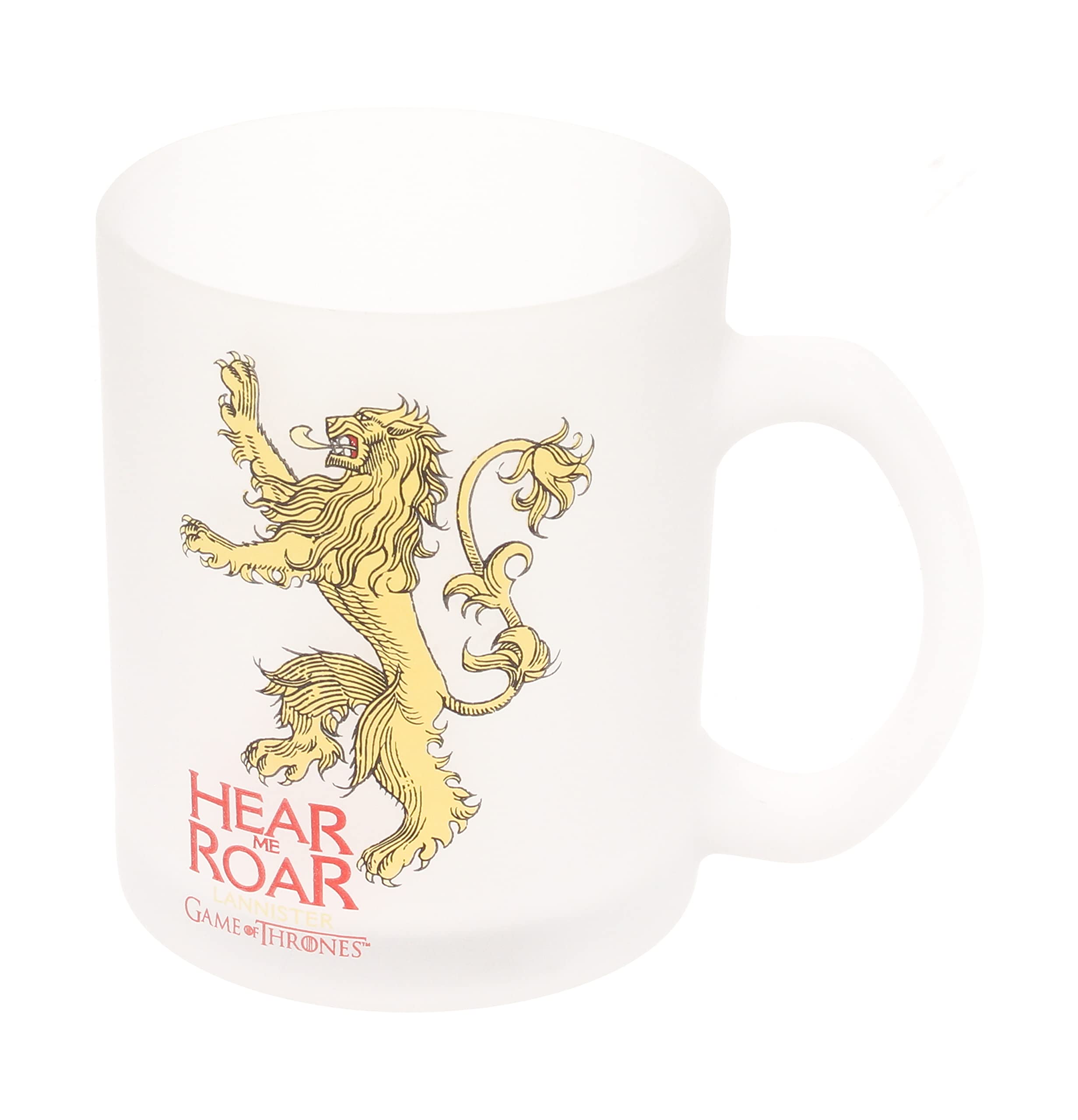 SD toys Glass Mug, Lannister Game of Thrones, Translucent