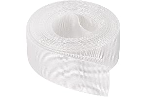 MECCANIXITY 1 Yard White Nylon Strap