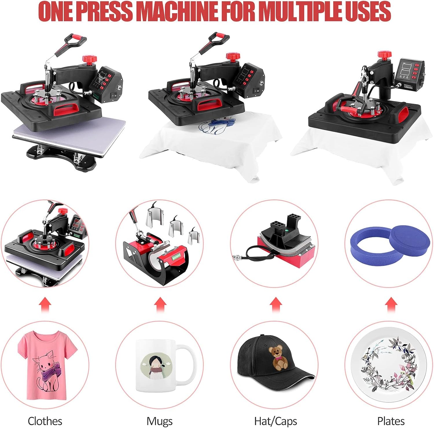 multiple heat press machine