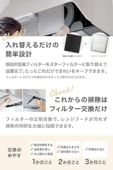 Amazon | スターフィルター 換気扇フィルター キッチン