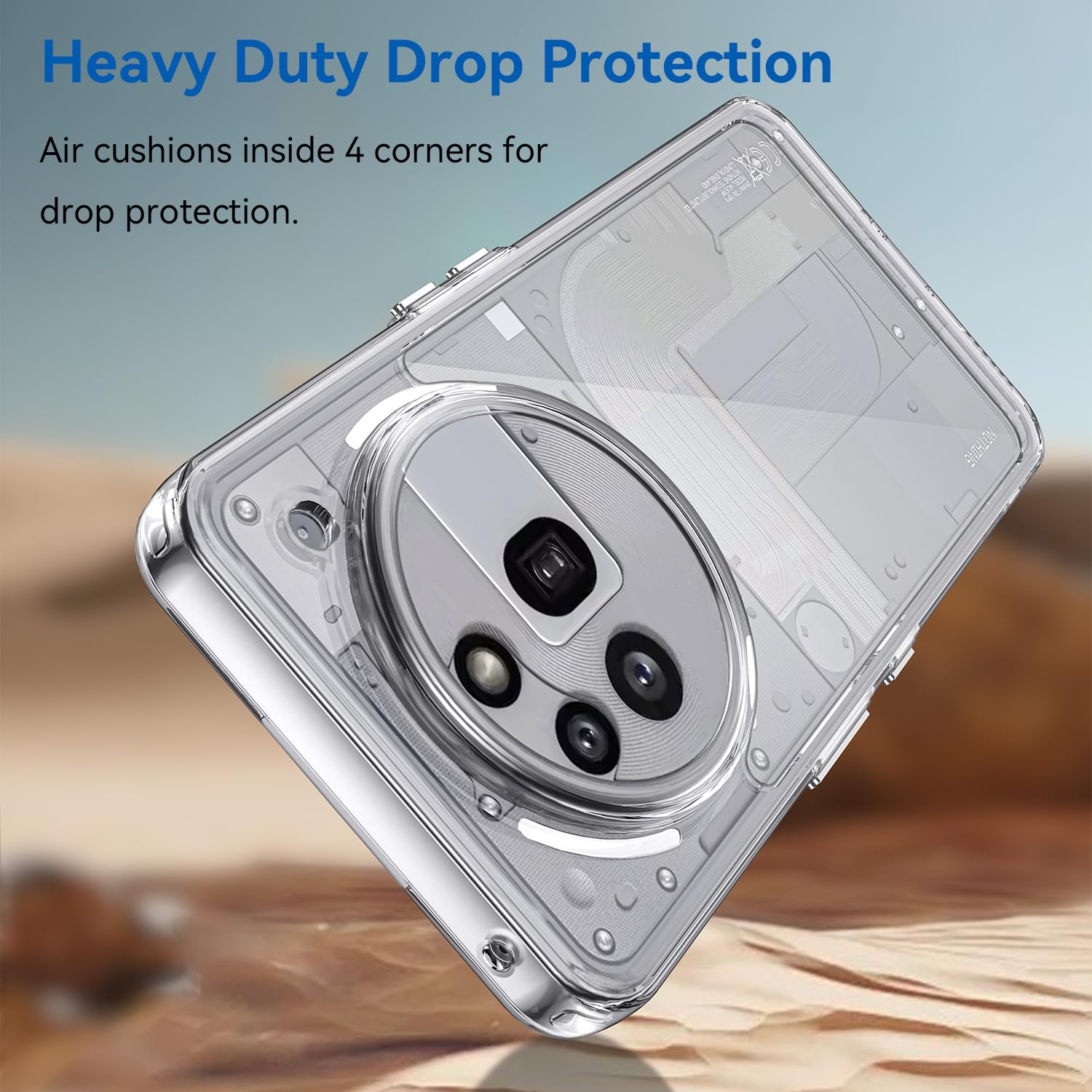 Ultra-dünne Transparente Hülle Für Nothing Phone 3A Pro – TPU + PC, Kratzfest, Stoßsicher, Kabellos Ladefähig