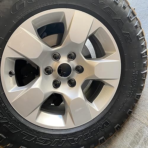 Miniatura 6 de 4 tapas centrales de plástico negro brillante personalizadas de 2.480 in 2.5 pulgadas para ruedas Dodge Ram 1500 2019-2022 6KF18TRMAA