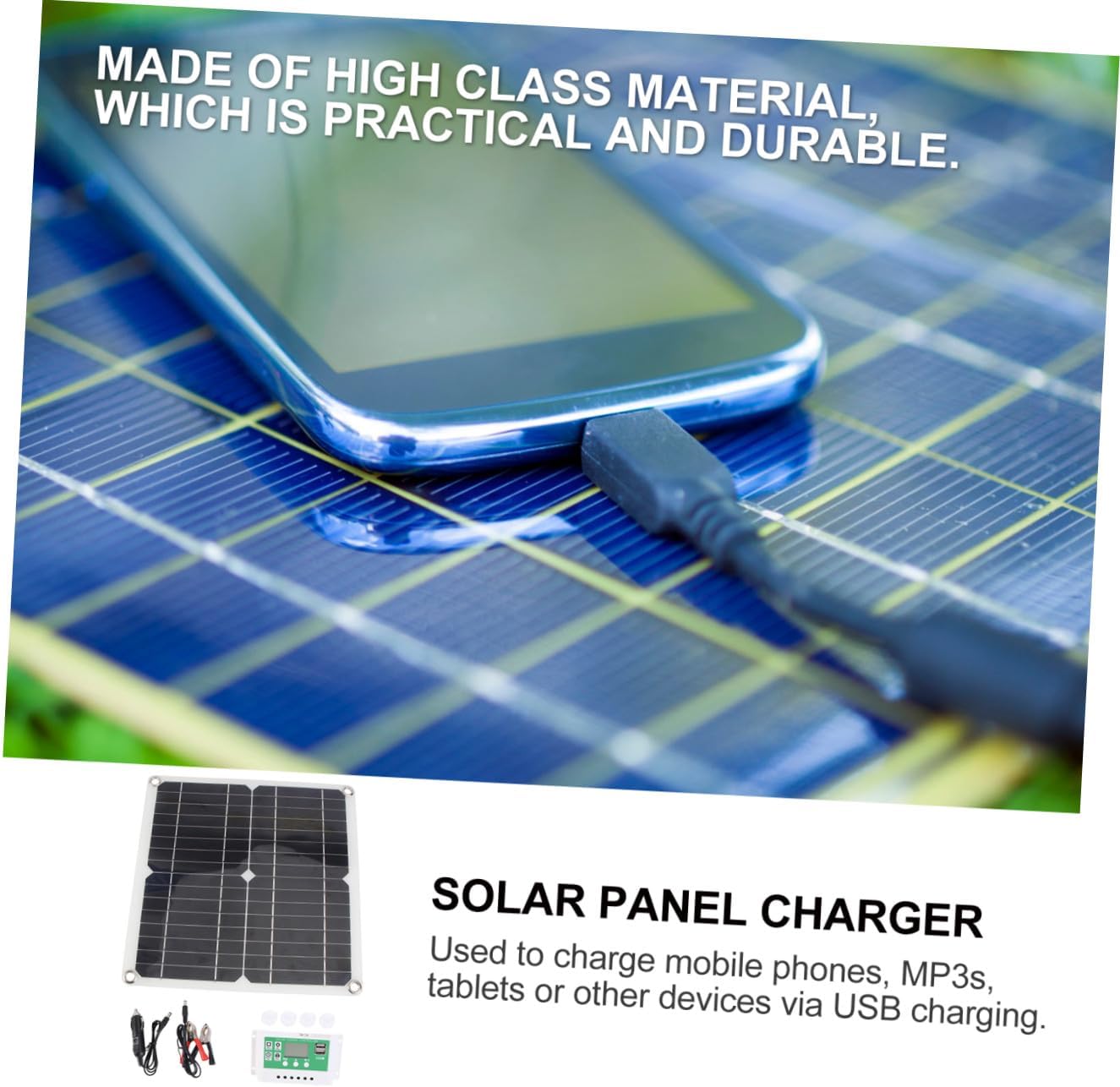 40w Solar Panel Flexible Solar Power Bank Lightweight for Hiking Camping
