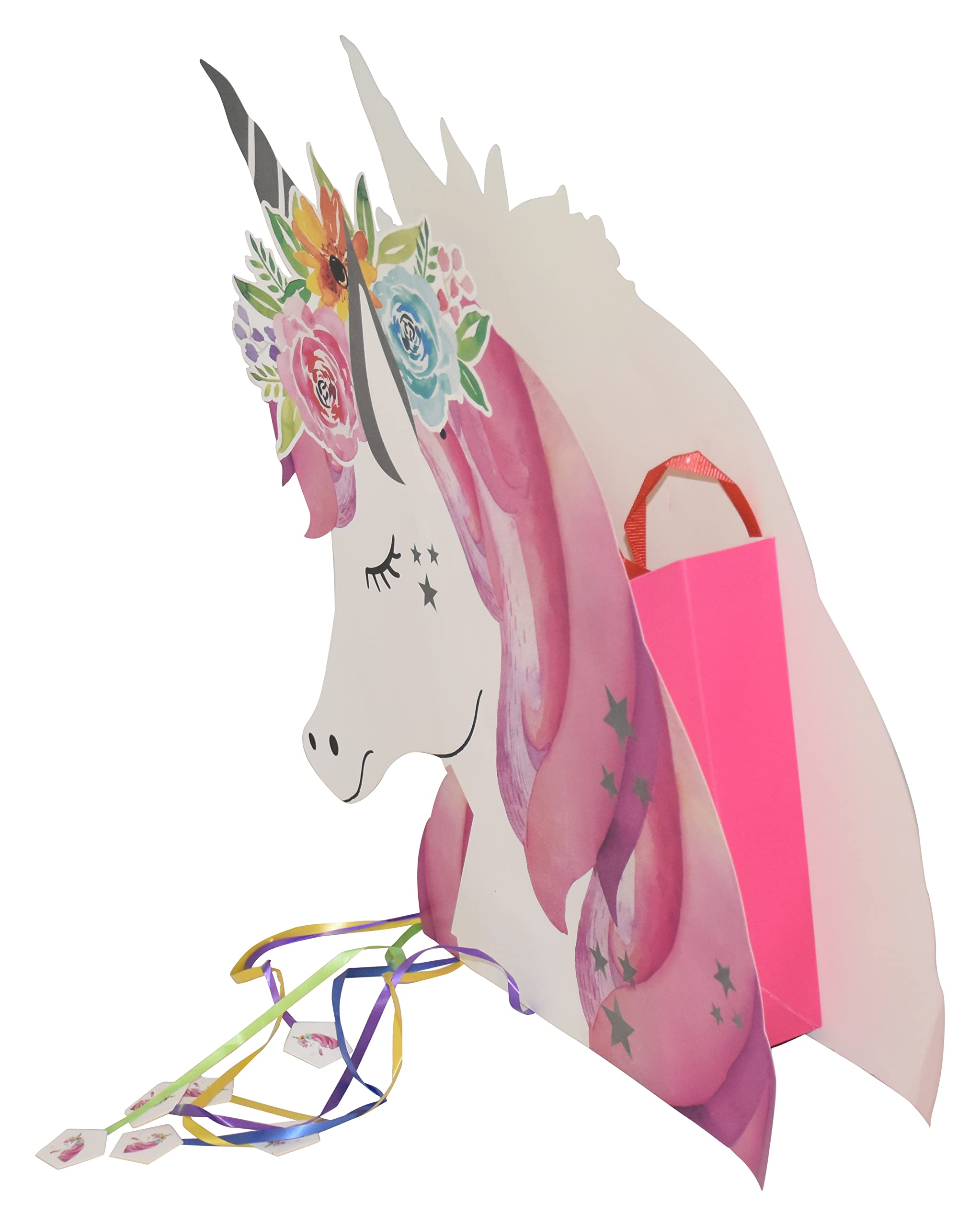 Jagmag® Unicorn Theme Pinata Pull String Pinata Birthday/Unicorn Khoi Bag/Unicorn Theme Decoration/Unicorn Theme Birthday Decoration - Image 4 thumbnail
