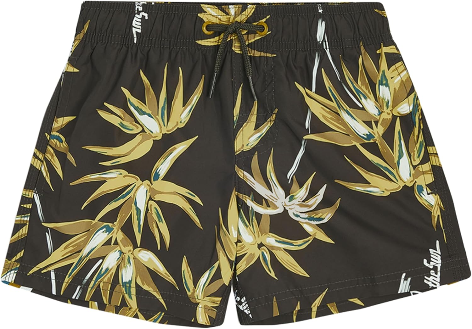 Boys Elastic Waist Boardshort, Swim Trunks Sized by Age