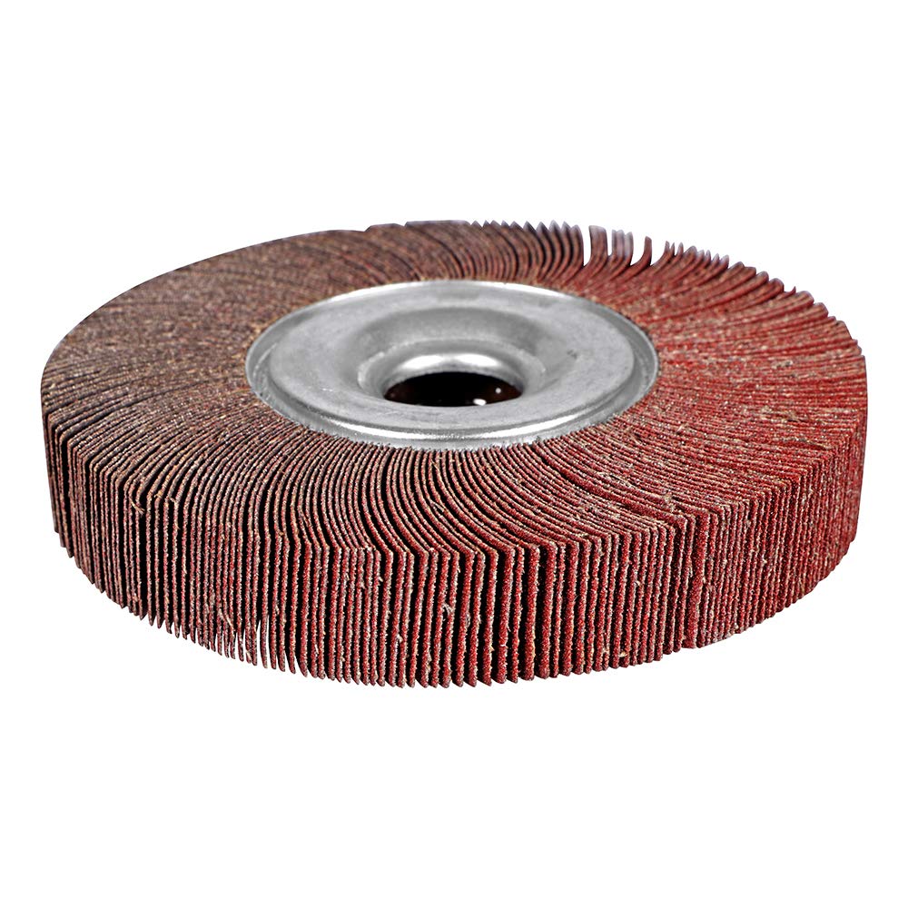 BHA Unmounted Flap Wheel for Bench Grinder, 6" x 1" x 1" (40 Grit)