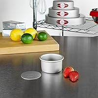 Vista 21 de Molde para tarta redondo de aluminio anodizado Fat Daddio con base extraíble