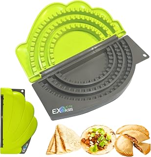 Sellador de tortillas y máquina para hacer quesadillas 3 en 1, prensa de empanadas para tortillas de 6", 8" y 10", fácil para hacer refrigerios y almuerzos para tacos, wraps, burritos y preparación de comidas, sin BPA, apto para lavavajillas
