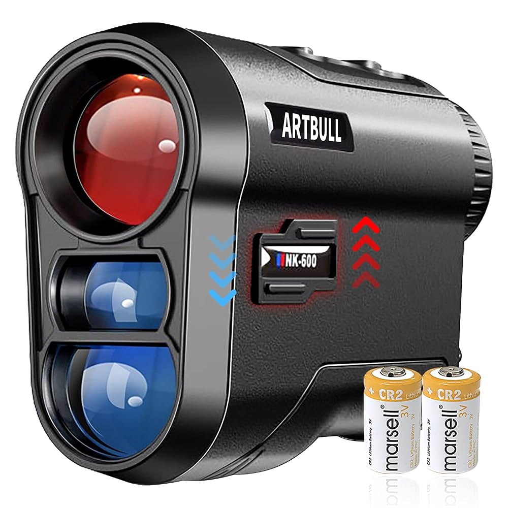 Amazon.co.jp: NK600 ゴルフ距離計 660ヤード距離測定器 光学6倍