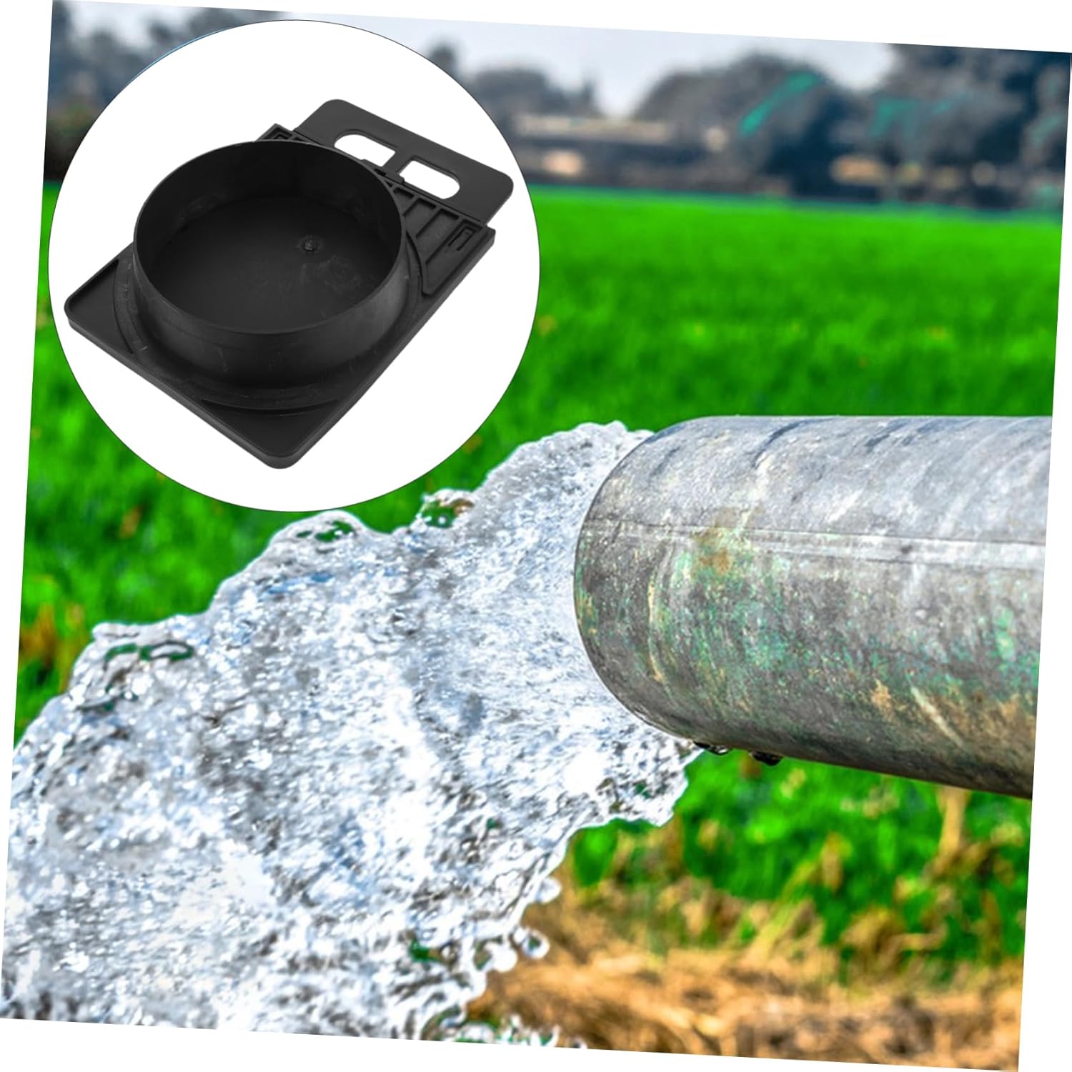 TOYANDONA Drainage Gate for Irrigation Agricultural Water Control Gate for Efficient Irrigation Systems Sturdy Plastic Water Discharge Point for Outdoor Fields