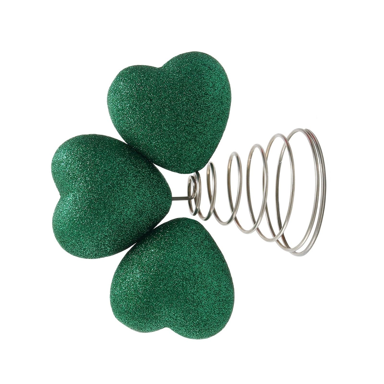 Tsophreniq Polyester Shamrocks Tree Toppers Ornament for Patricks Day Easy Safe Use Patrick ' s Day Shamrocks Tree Toppers