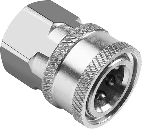 Miniatura 5 de EXCELFU NPT 38 Inch Stainless Steel Male and Female Quick Connector Kit Pressure Washer Adapter Set and 1 Pieces NPT 38 Inch Pressure Washers