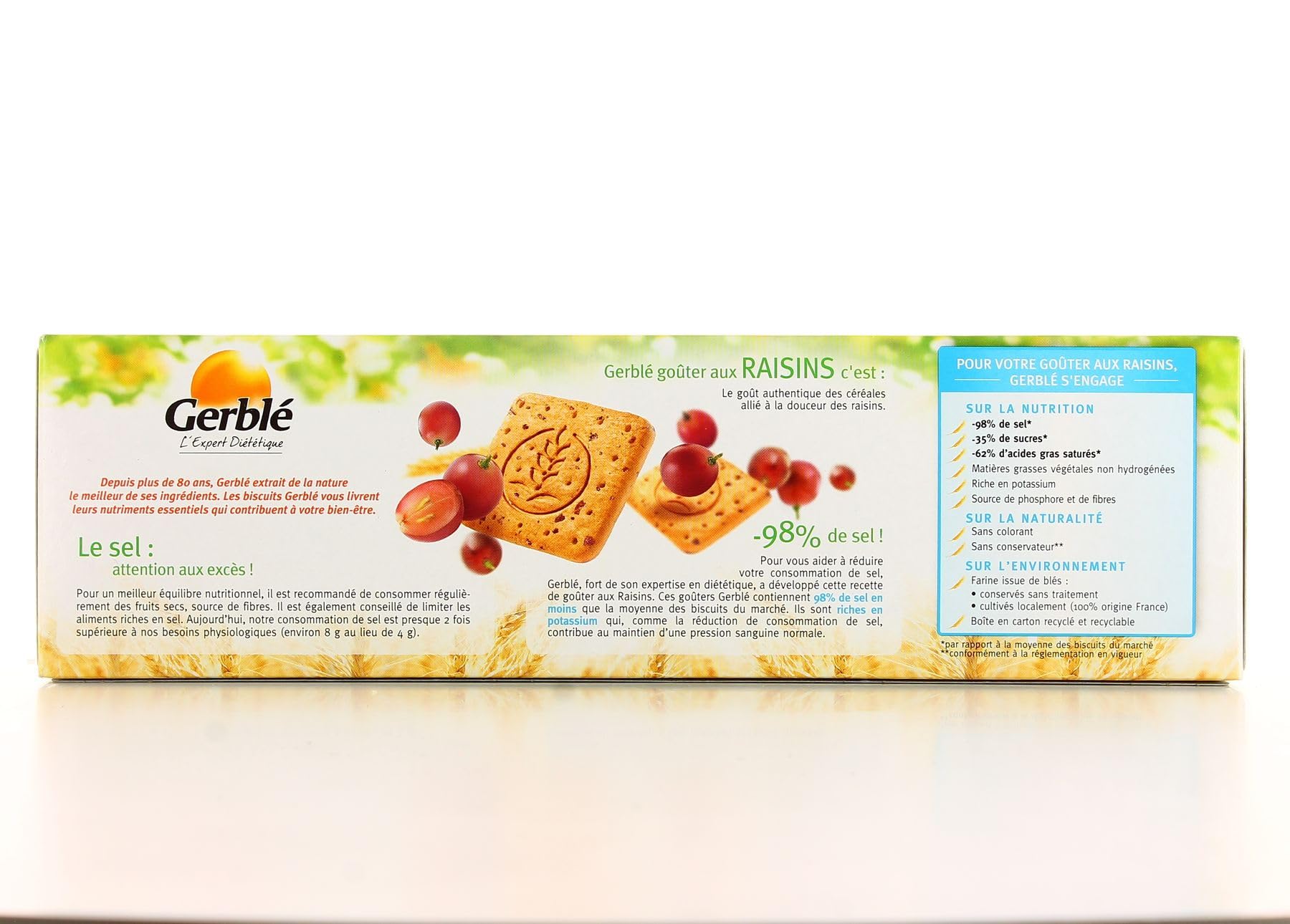 GERBLÉ - Gerblé Goûter Aux Raisins, 360G - 360G - Lot De 4 - Vendu Par Lot