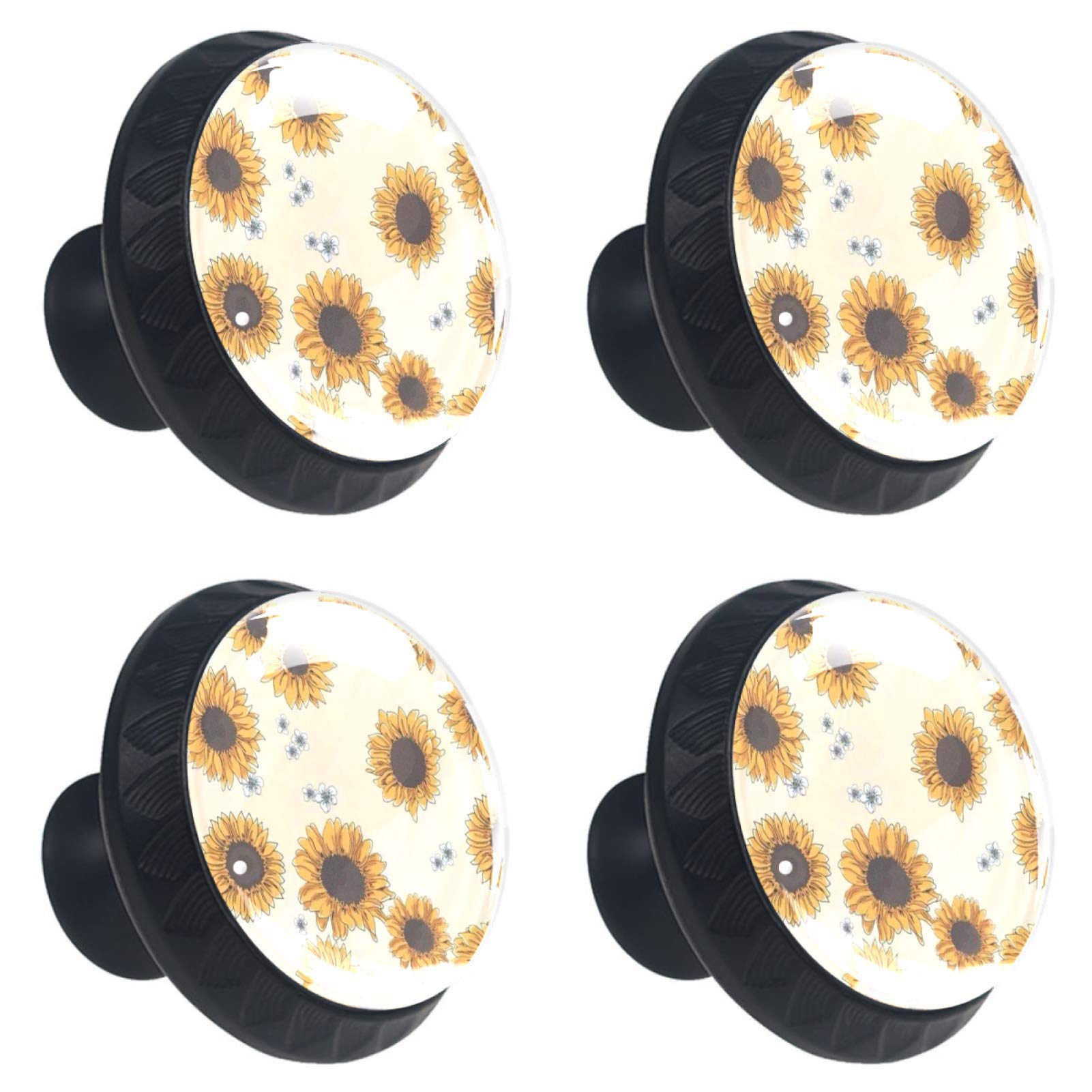 Boutons de tiroir en verre robustes et ergonomiques pour une ouverture fluide de placard