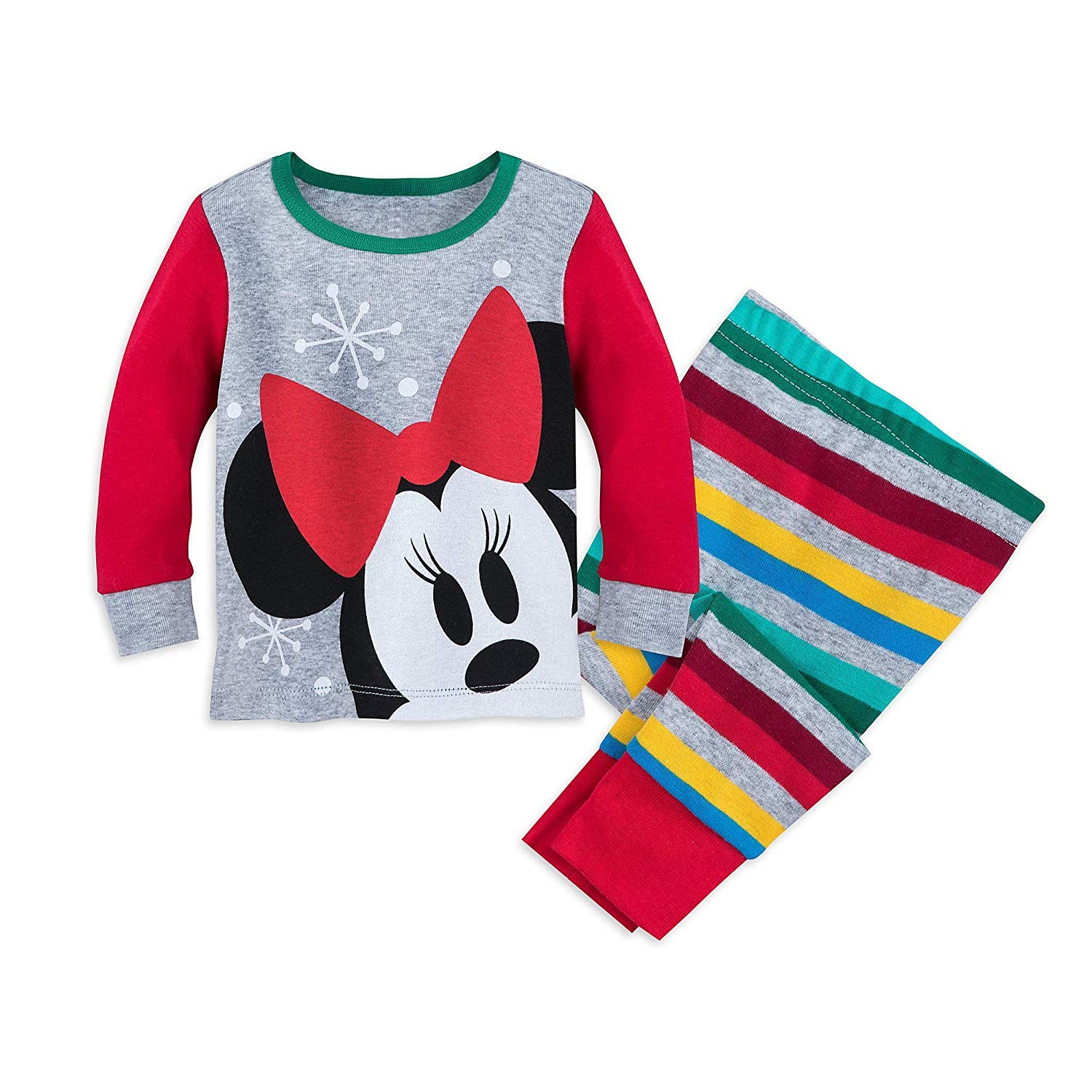 Disney Santa Minnie Mouse PJ PALS for Baby Size 0-3 mo