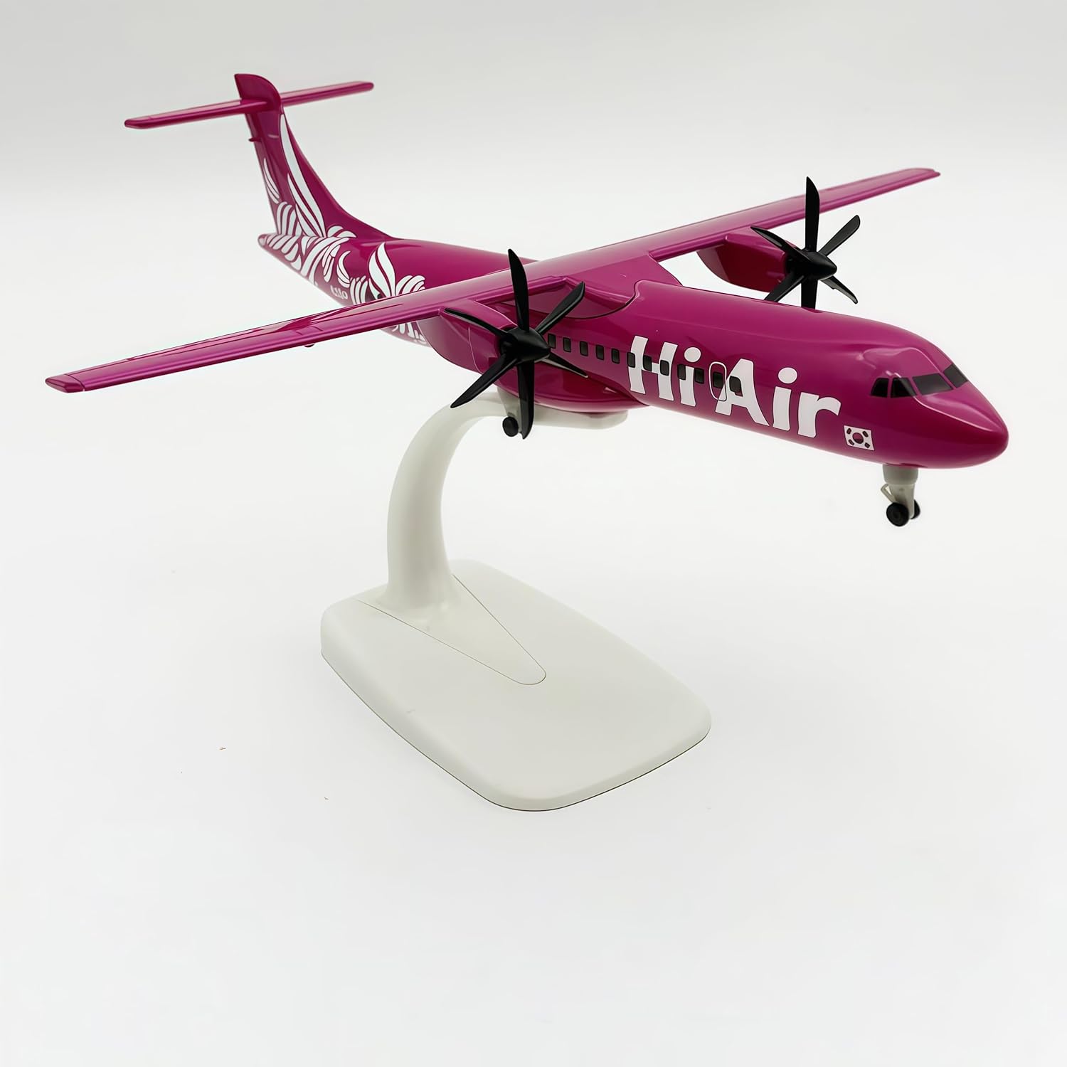 Korean Air ATR 72 Diecast Metal Turboprop Model 1/300 Scale Alloy Plane for Collection Home Display Office