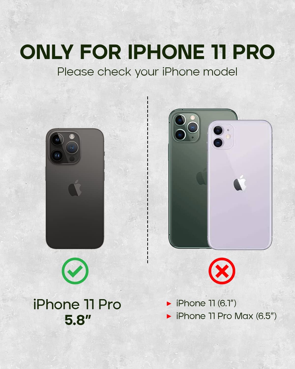 Porter Riley - Leather Case for iPhone 11 Pro (5.8"). Premium Genuine Leather Slimline Back Case (Chocolate Brown)