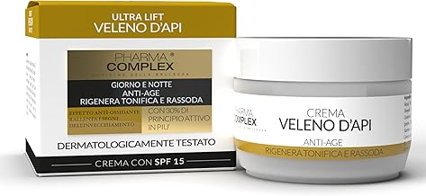 Women's Face Cream Bee Venom 50 ml Made in Italy Anti-Wrinkle Anti-Aging Regenerating Treatment Moisturizing Day Night Cosmetics Beauty Gift Idea Creams Anti-Ageing