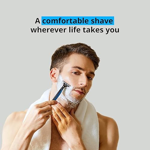 Miniatura 5 de Dorco Pace 2 Plus - Maquinilla de afeitar desechable, 2 cuchillas, cabezal pivotante, flujo abierto para un fácil enjuague, tira lubricante, mango