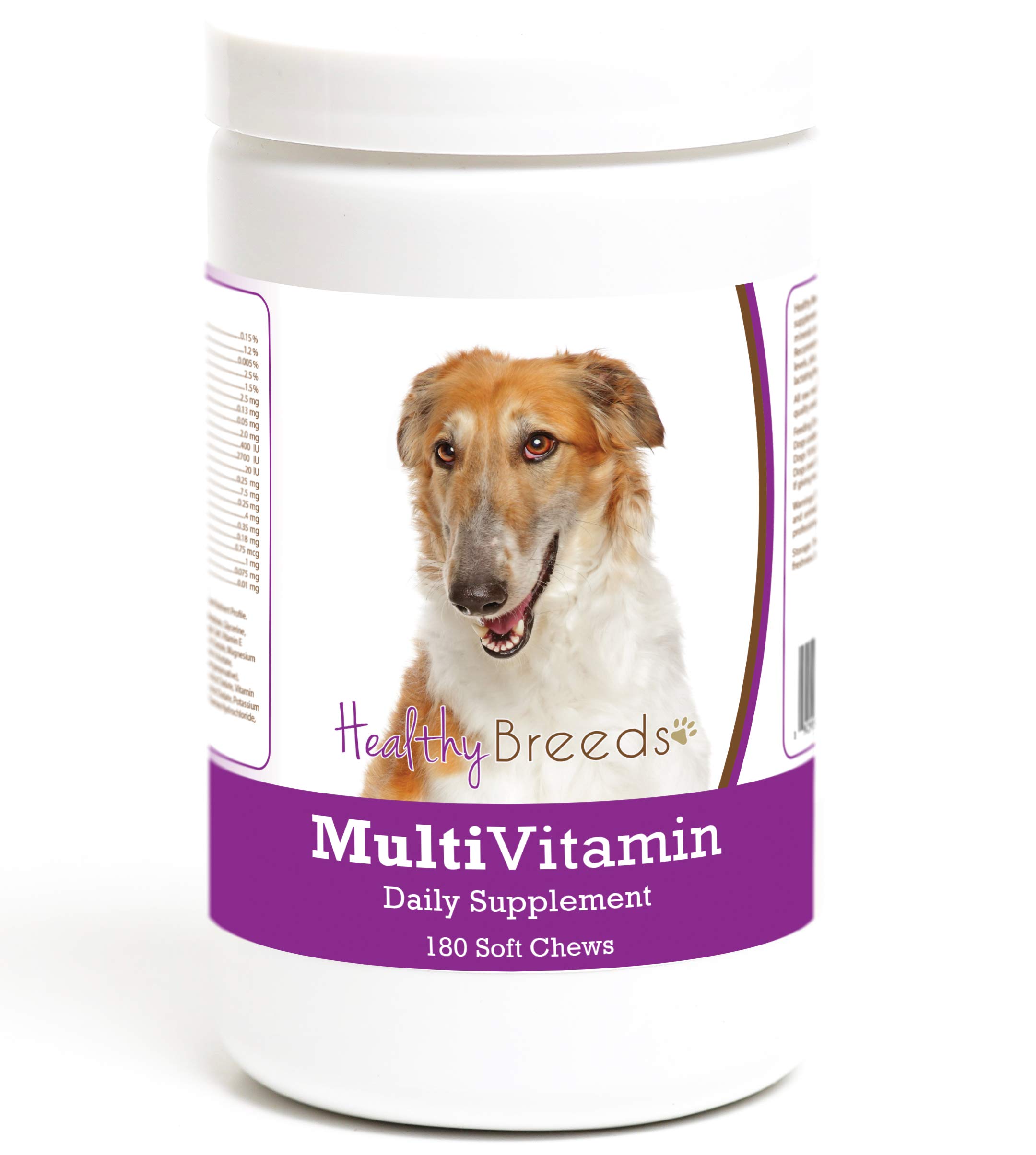 Healthy Breeds Borzois Multivitamin Soft Chew for Dogs 180 Count
