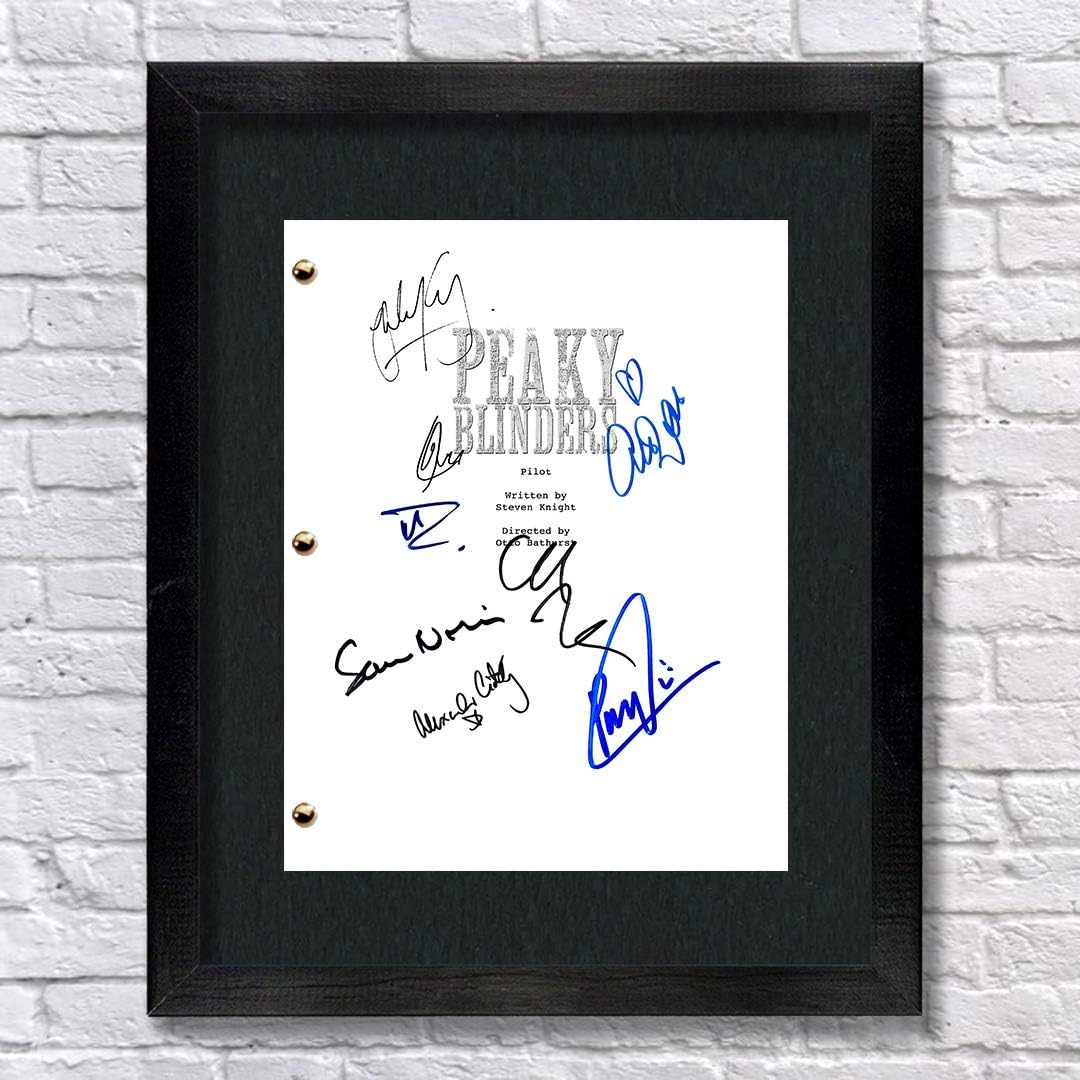Peaky Blinders TV Autographed Signed Reprint 8.5x11 Script UNFRAMED - Cillian Murphy, Paul Anderson, Thomas Shelby, Arthur Shelby