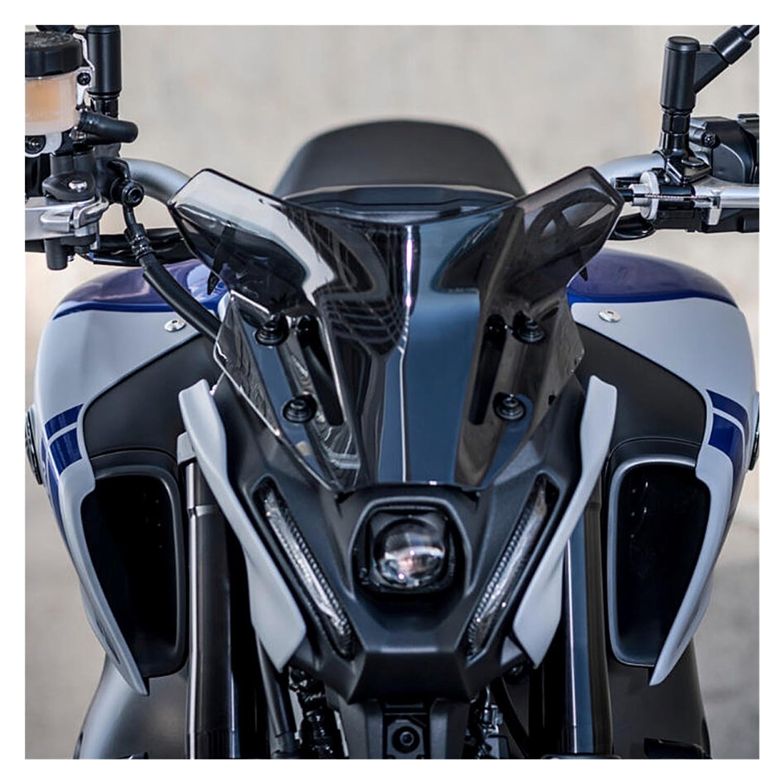 Przednia szyba motocyklowa Pasuje Do YAMAHA MT-09 FZ-09 2021-2023 Akcesoria Motocyklowe Owiewki Szyba Przednia Szyba Przednia powietrzadeflektor(Clear)