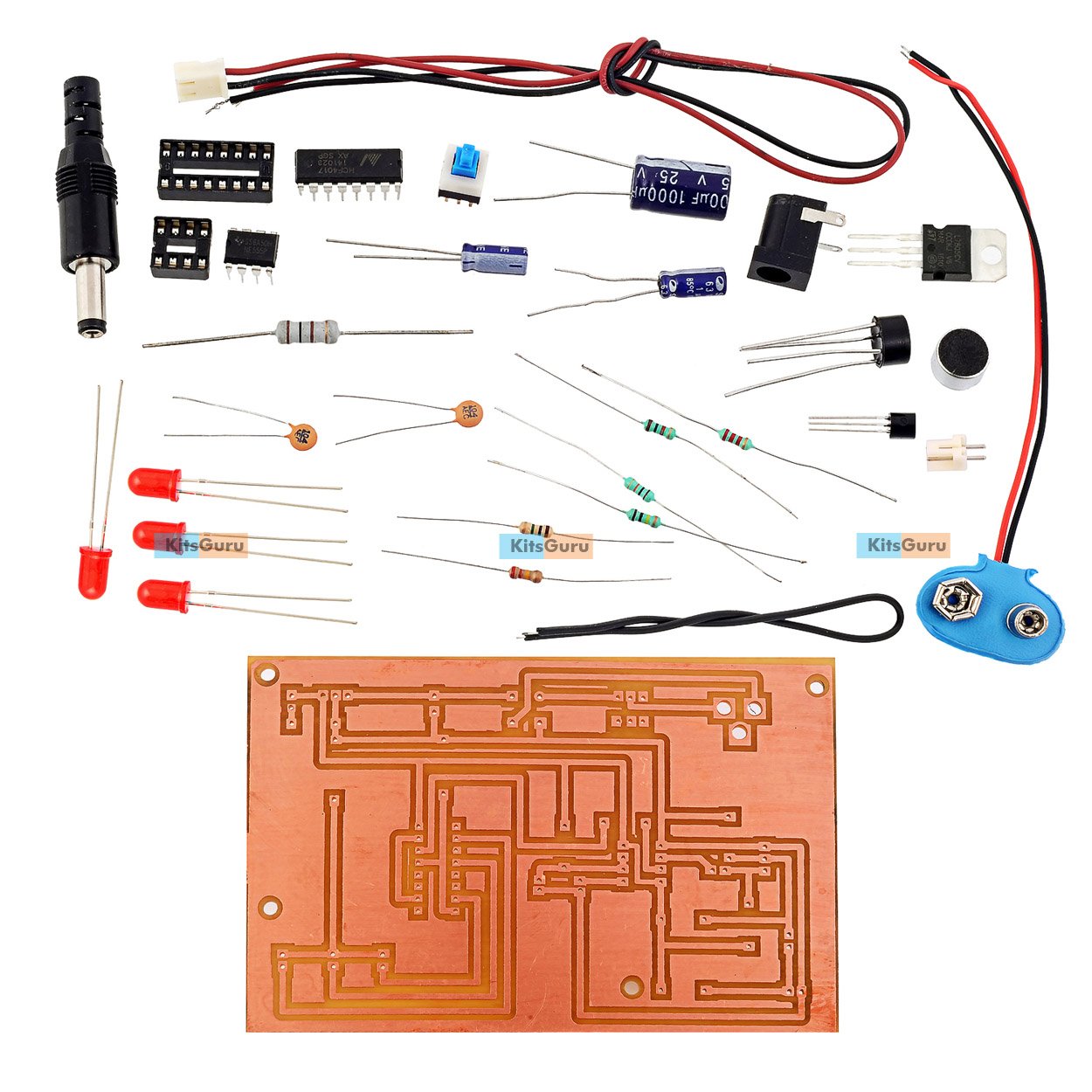 KitsGuru DIY Kit Clap Based Device Control Electronic Circuits, Multicolour (B01MTPVI3X) Amazon Price History, Amazon Price Tracker