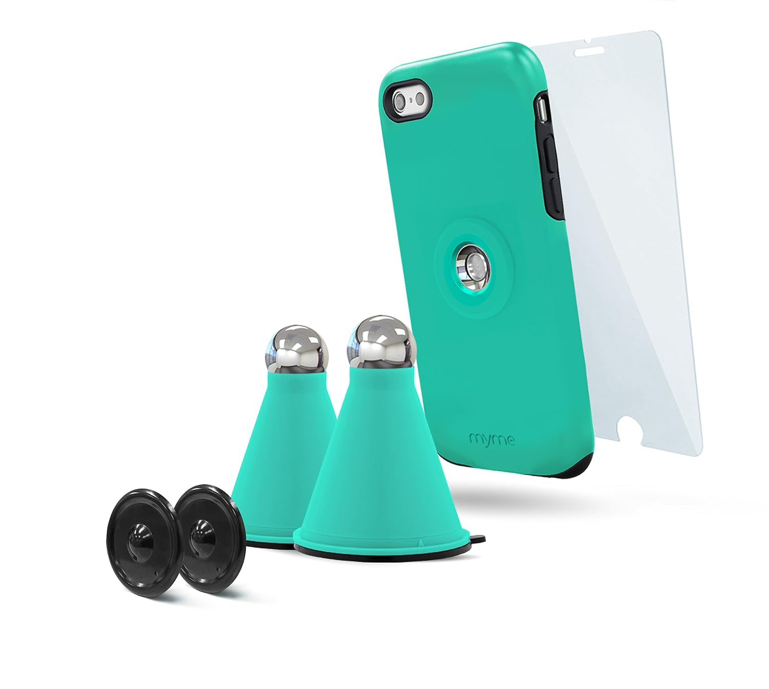 MyMe Unity System Phone Case, Cradles and Tempered Glass Bundle, iPhone 6/6S, Turquoise
