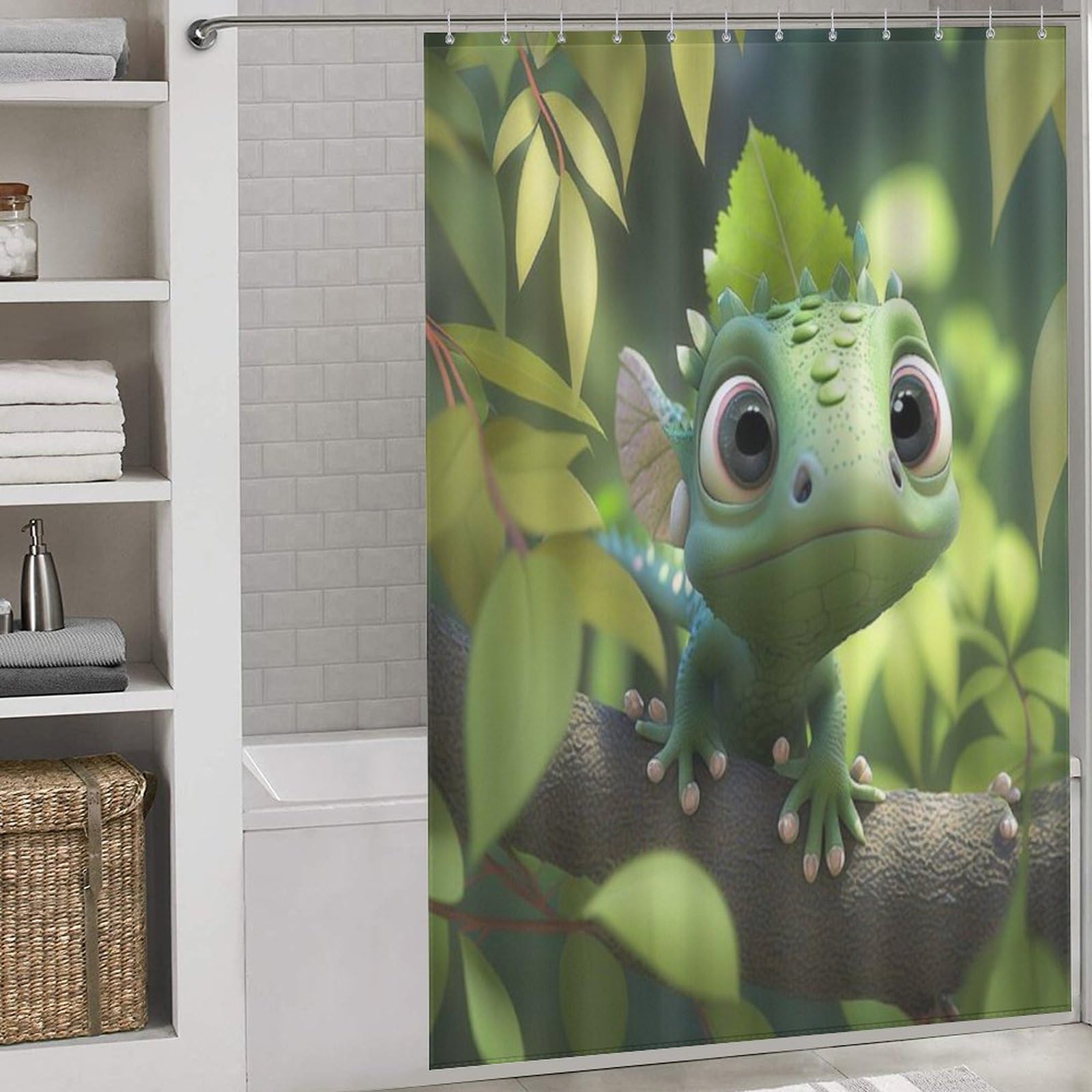 Rideau de douche anti-moisissure et imperméable caméléon 60x72 pouces
