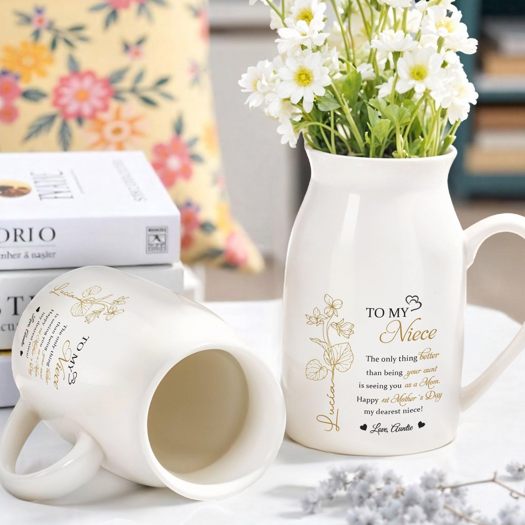 Retreez Mug Humoristique En Céramique Avec Inscription « Being My Niece Is Really The Only Gift You Need Love You » - 325 Ml - Cadeau D'anniversaire Amusant De La Part D'une