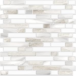 STICKGOO Peel and Stick Wall Tile Self-Adhesive Backsplash Thicker Design