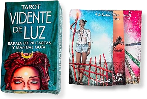 Miniatura 5 de Tarot Vidente de Luz en Español - Tarot de Vidente Luz solo en Español 78 Cartas con guía - baraja de tarot para principiantes, expertos